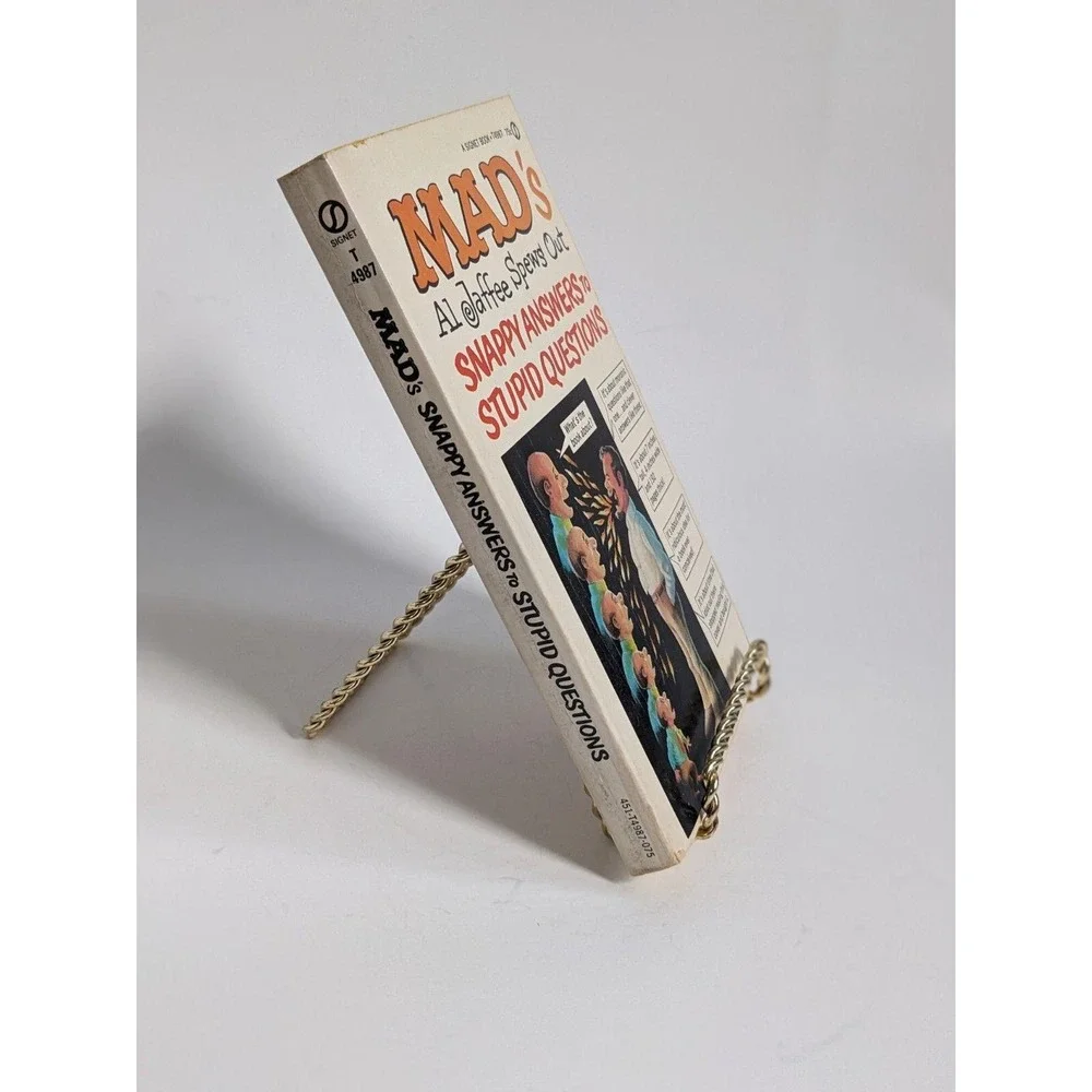 Mad's Al Jaffee Spews Out Snappy Answers‎ to Stupid Questions 1968 1st Printing